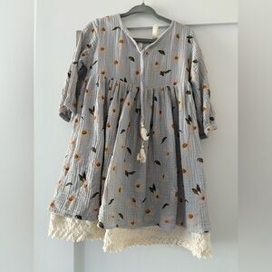 Wild Wawa blue daisy dress